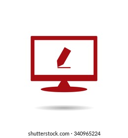 pencil. icon. vector design