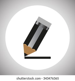pencil. icon. vector design
