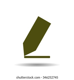 pencil. icon. vector design