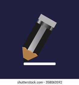 pencil. icon. vector design