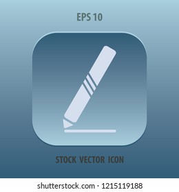 Pencil icon, vector design element 