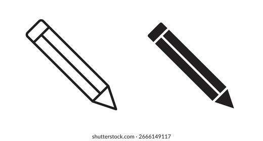 Icono de lápiz Vector elemento de diseño logo Plantilla