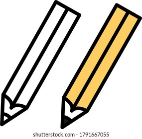 pencil icon vector design symbol