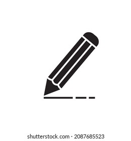 pencil icon vector design symbol illustration 
