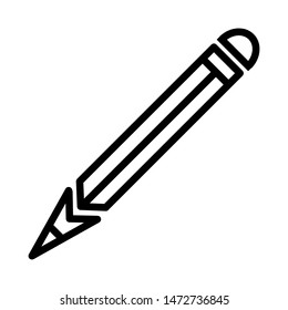 PENCIL ICON VECTOR DESIGN TEMPLATE