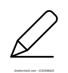 Pencil icon vector design template