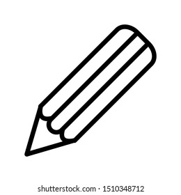 Pencil icon vector design template