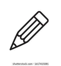 Pencil icon vector design template