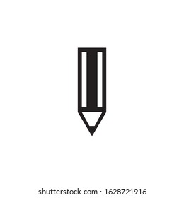Pencil icon vector design template