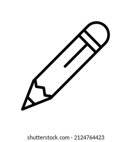 pencil icon vector design template simple and clean
