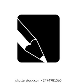 pencil icon vector design template elegant style
