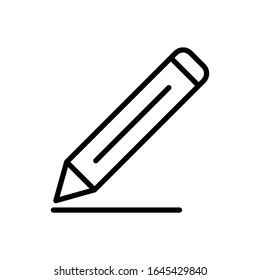 Pencil icon vector design templates