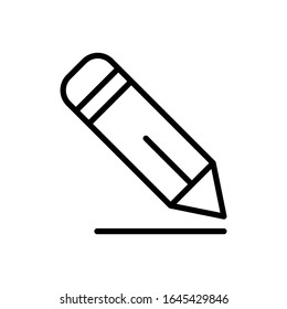 Pencil icon vector design templates