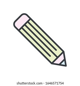 Designvorlagen für Vektorillustrationen mit Stift-Symbolen
