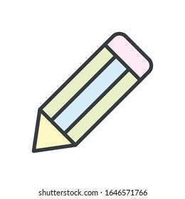 Pencil icon vector design templates