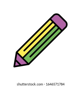 Designvorlagen für Vektorillustrationen mit Stift-Symbolen