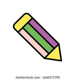 Pencil icon vector design templates
