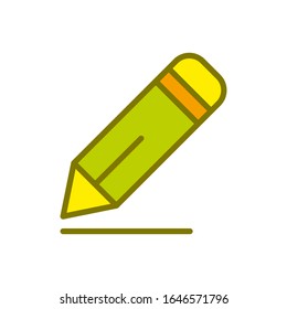 Pencil icon vector design templates