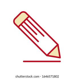Pencil icon vector design templates
