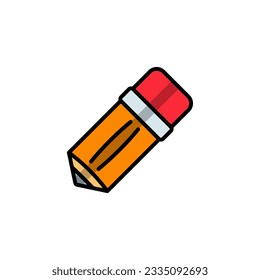 plantillas de diseño de vectores de iconos de lápiz 