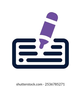 pencil icon. vector dual tone icon for your website, mobile, presentation, and logo design.