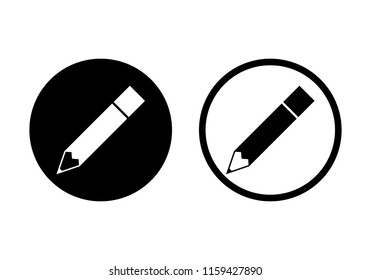 Pencil Icon Vector. edit icon
