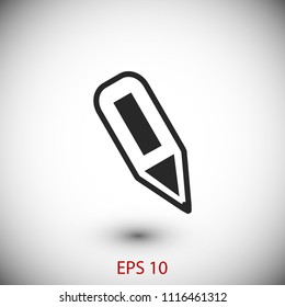 Pencil Icon, Vector EPS 10 illustration style
