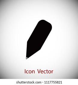 Pencil Icon, Vector EPS 10 illustration style