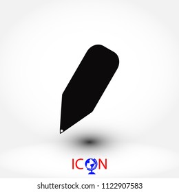Pencil Icon, Vector EPS 10 illustration style