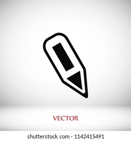 Pencil Icon, Vector EPS 10 illustration style