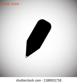Pencil Icon, Vector EPS 10 illustration style