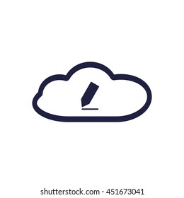 pencil Icon, vector, icon flat