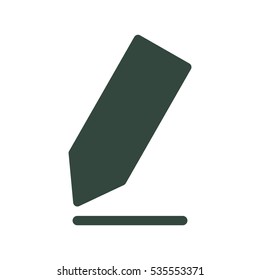 Pencil Icon Vector flat design style