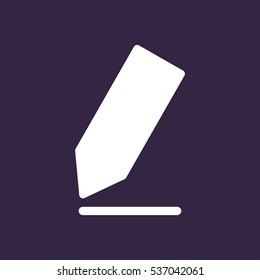 Pencil Icon Vector flat design style