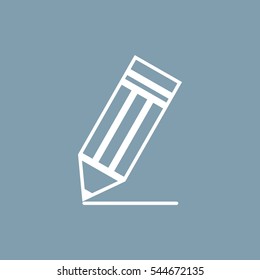 Pencil Icon Vector flat design style