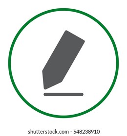 Pencil Icon Vector flat design style