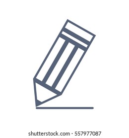 Pencil Icon Vector flat design style