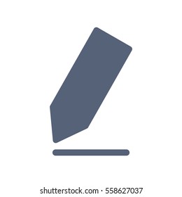 Pencil Icon Vector flat design style