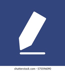 Pencil Icon Vector flat design style
