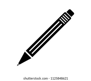 Pencil icon vector flat trendy