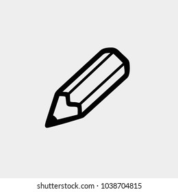 Pencil icon. vector pencil illustration