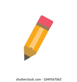 Pencil icon, vector illustration.
