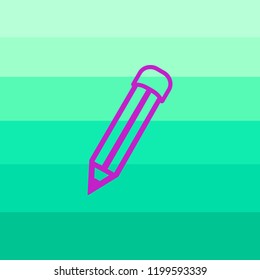 Pencil icon, vector illustration.