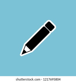 pencil icon. vector illustration