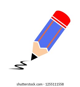 pencil icon vector illustration