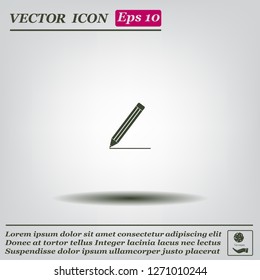 pencil icon , vector illustration