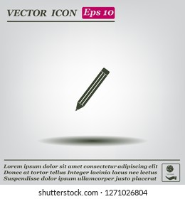 pencil icon , vector illustration