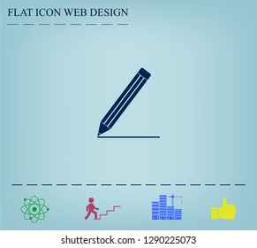 pencil icon , vector illustration