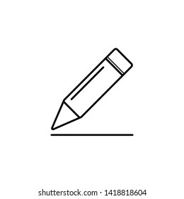 pencil icon vector illustration - vector