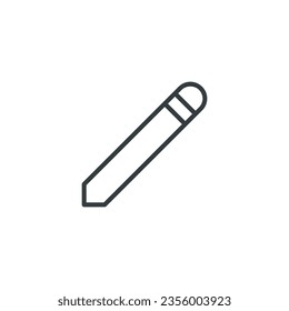 Pencil icon, pencil vector illustration